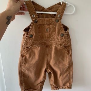 Baby carhartt overalls size 6 months